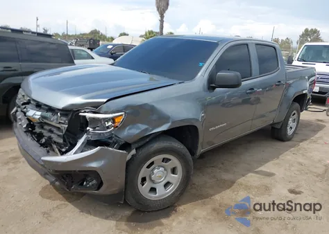 2022 Chevrolet Colorado 2Wd Short Box Wt z USA, uszkodzony, nr VIN 1GCGSBEA9N1297339